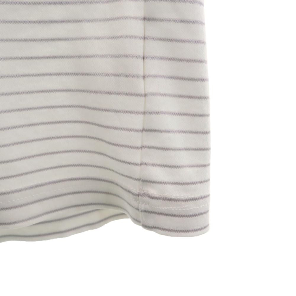 BURBERRY BLACK LABEL バーバリーブラックレーベル 日本製 三陽商会 ボーダー 半袖 カットソー 3 ホワイト系 メンズ