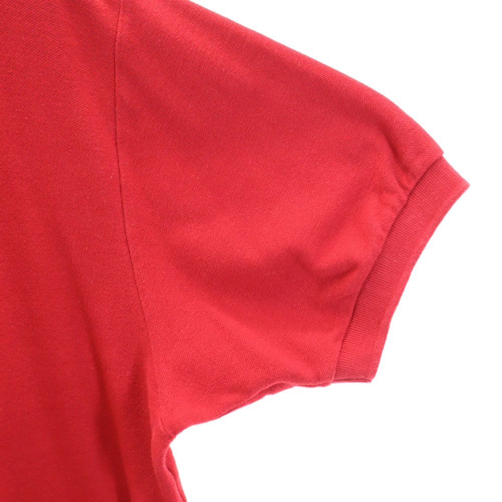 CHAPS RALPH LAUREN チャップスラルフローレン 半袖 ポロシャツ M レッド系 鹿の子 メンズ