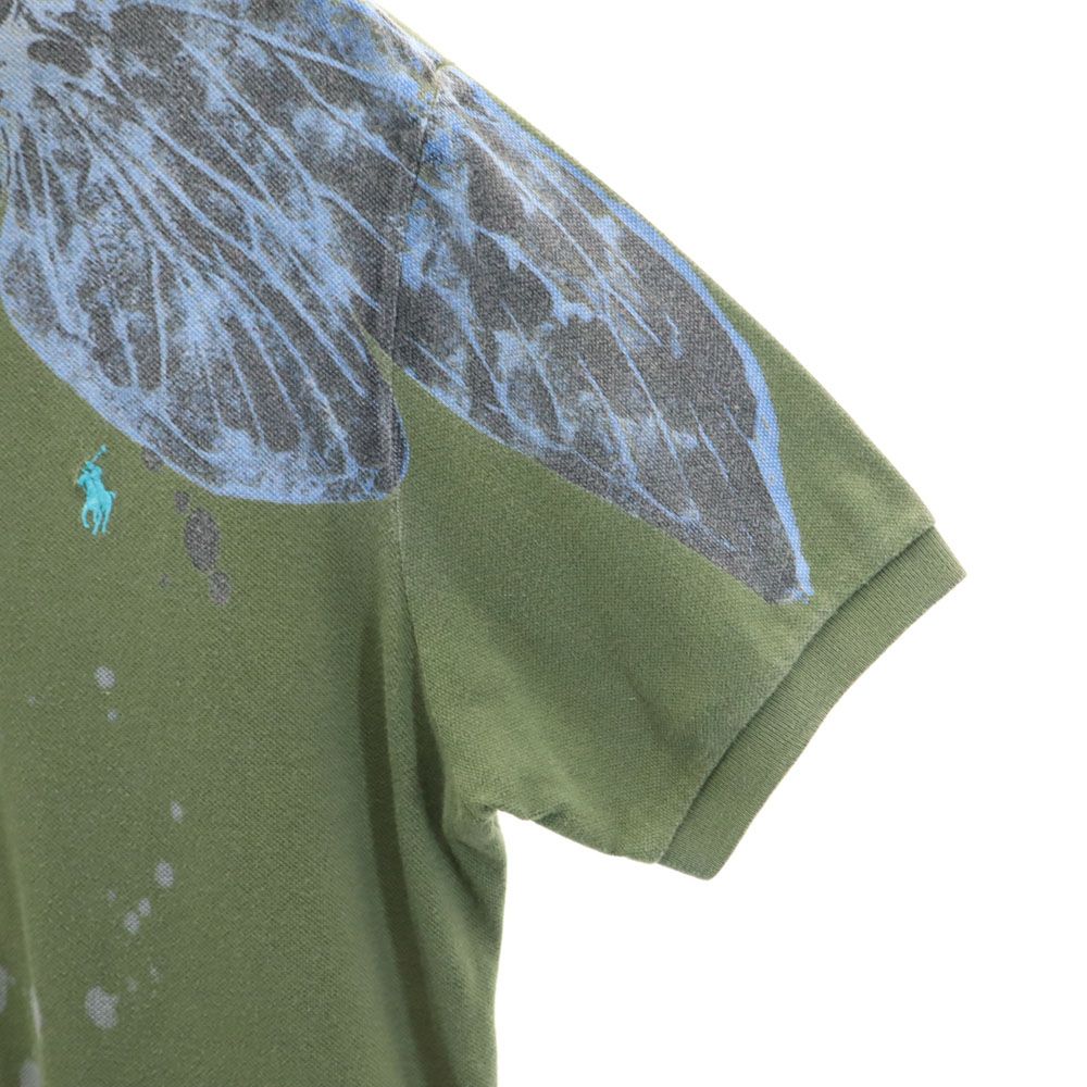Polo by Ralph Lauren ポロバイラルフローレン 半袖 ポロシャツ L グリーン系 鹿の子 メンズ
