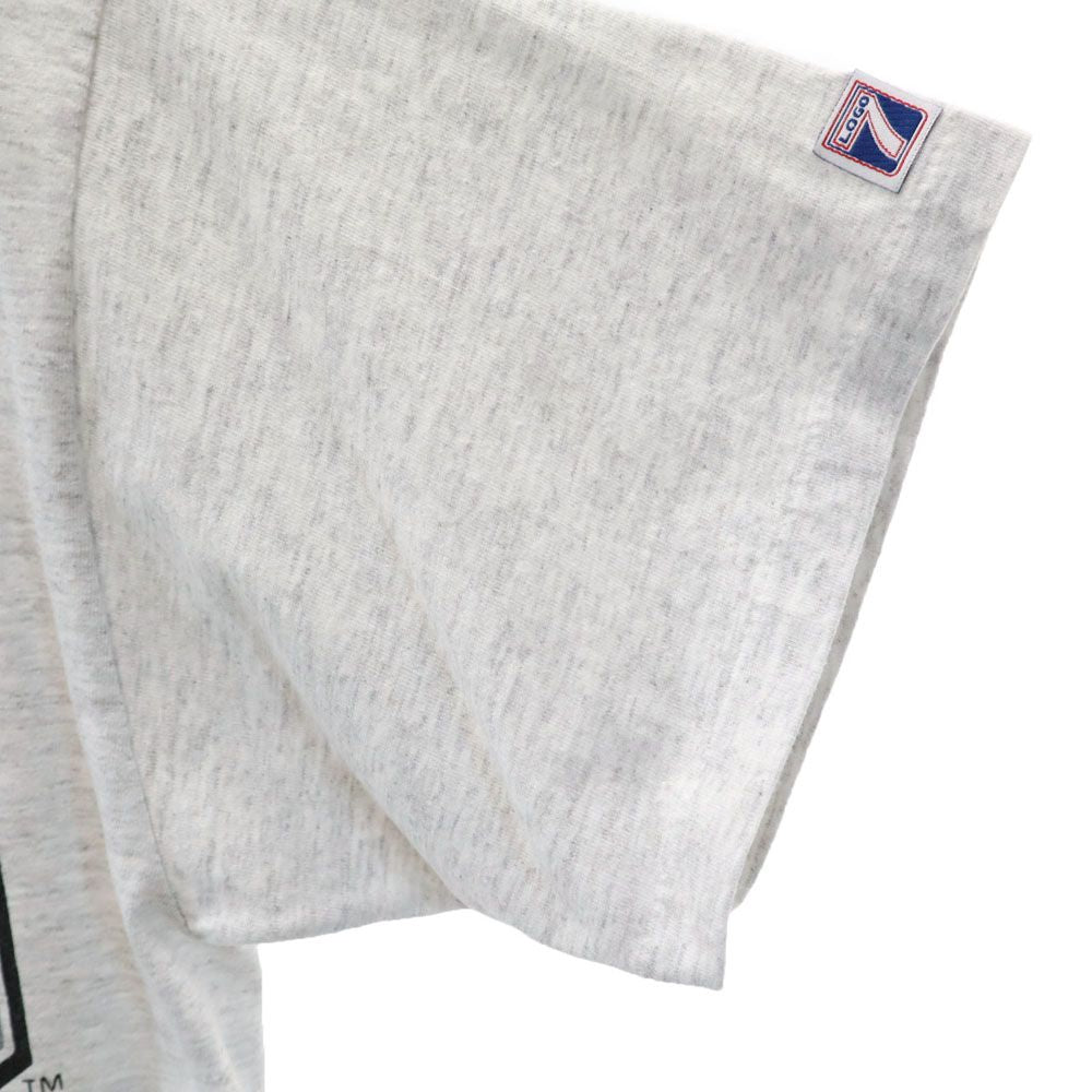 ロゴセブン 90s オールド プリント 半袖 Tシャツ L グレー系 LOGO7 メンズ