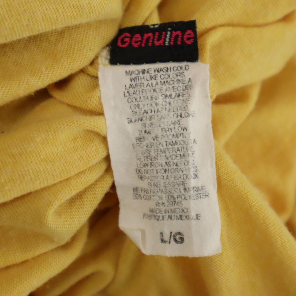 VOLCOM ボルコム 90s オールド プリント 半袖 Tシャツ L イエロー系 メンズ