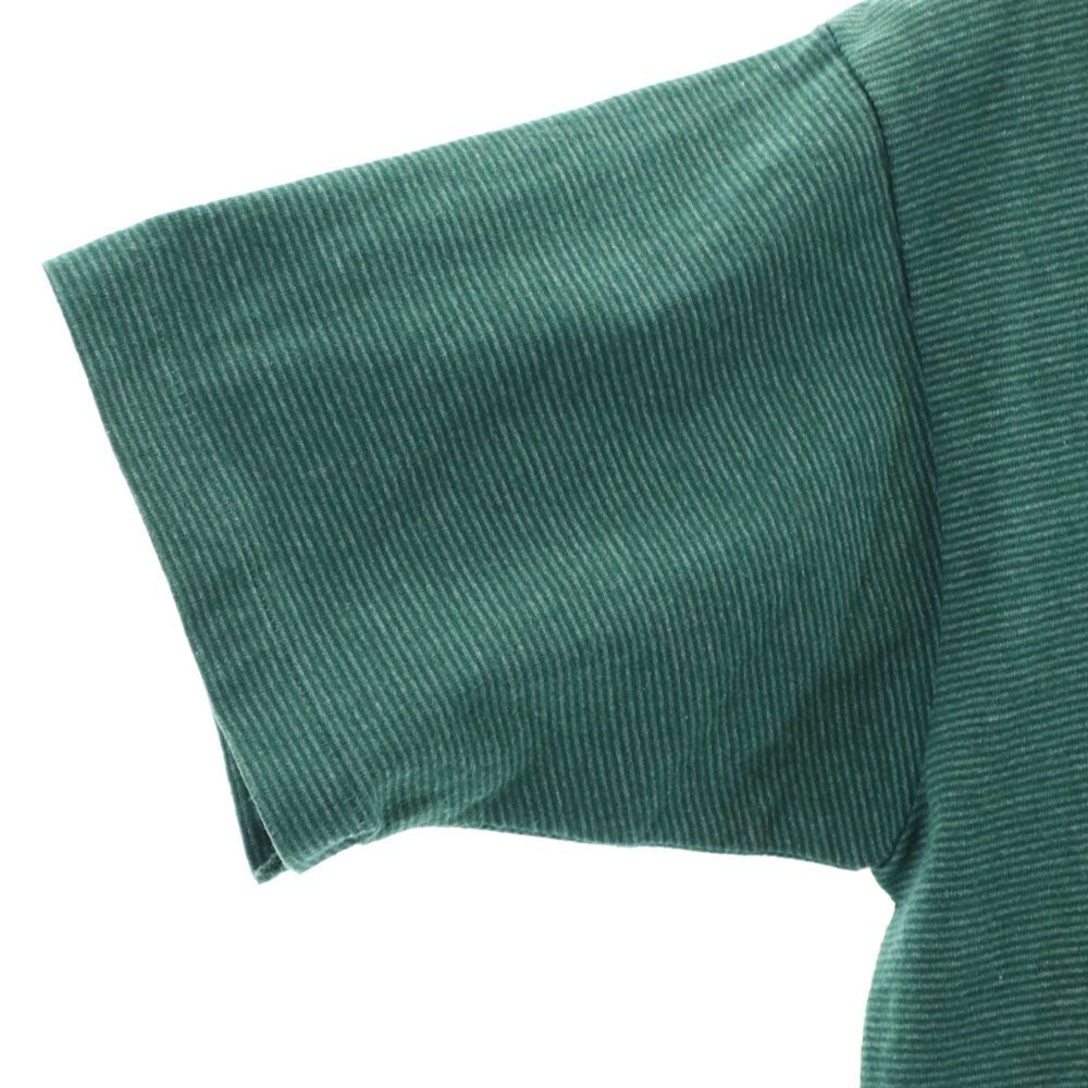 LOONEY TUNES ルーニーテューンズ 90s USA製 オールド ボーダー プリント 半袖 Tシャツ M グリーン メンズ