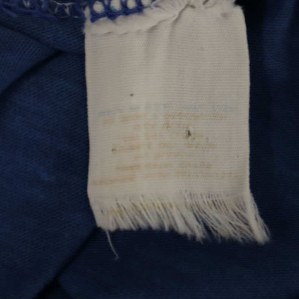 VINTAGE ヴィンテージ 70s 80s USA製 プリント 半袖 Tシャツ ブルー メンズ