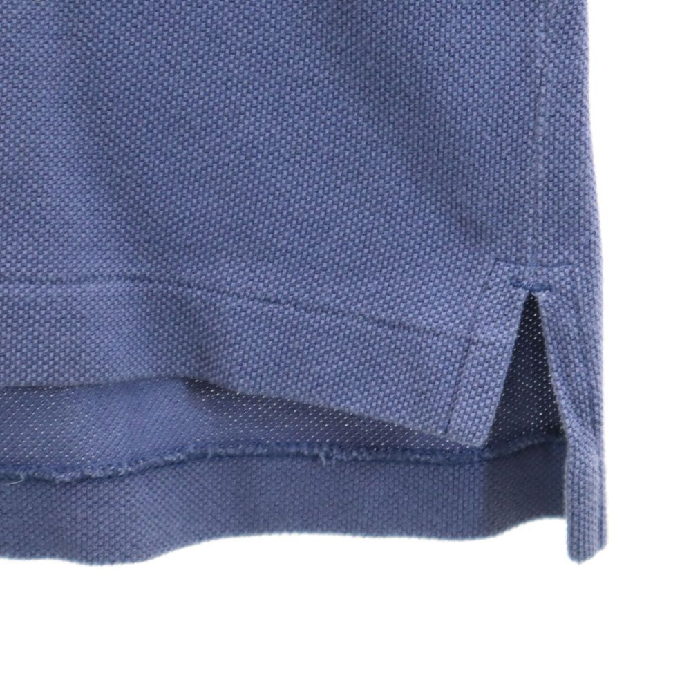 PEARLY GATES パーリーゲイツ 日本製 ゴルフ 半袖 ポロシャツ S ブルー 鹿の子 メンズ