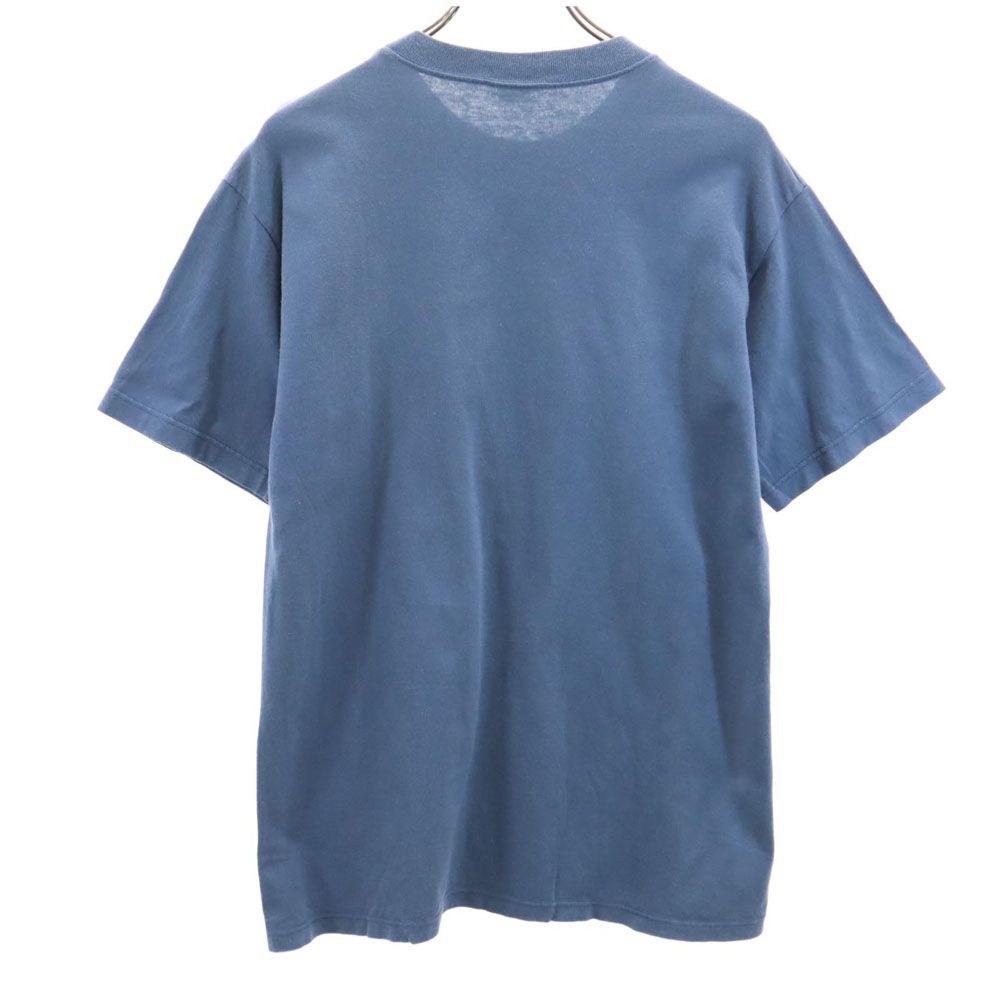 HAZ-MAT プリント 半袖 Tシャツ M ネイビー系 メンズ