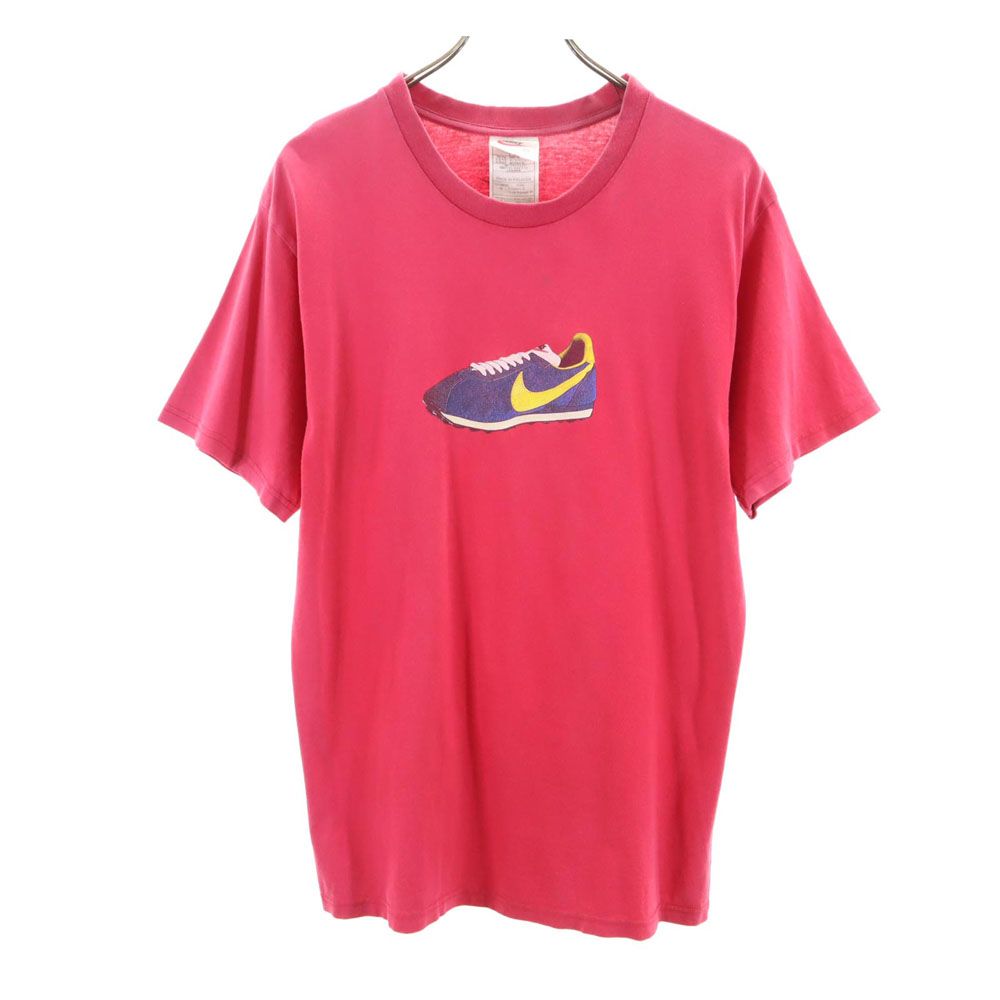 NIKE ナイキ 90s 00s 白タグ オールド 半袖 Tシャツ M レッド系 メンズ