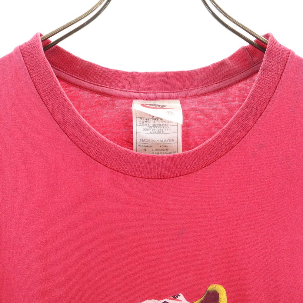 NIKE ナイキ 90s 00s 白タグ オールド 半袖 Tシャツ M レッド系 メンズ