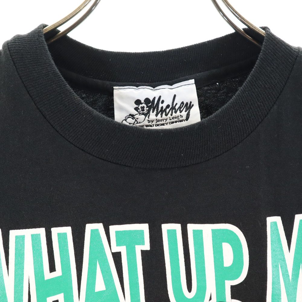 オールド 90s ミッキー 半袖 Tシャツ ブラック OLD メンズ