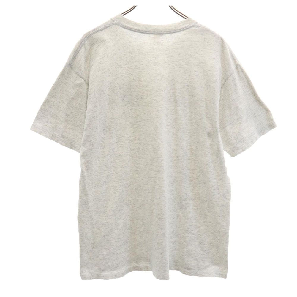 OLD オールド 90s プリント 半袖 Tシャツ グレー メンズ
