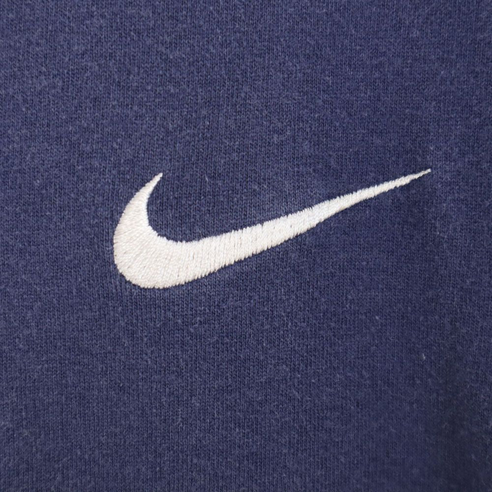 ナイキ 90s 00s 白タグ オールド 半袖 Tシャツ L ブルー系 NIKE 刺繍 メンズ