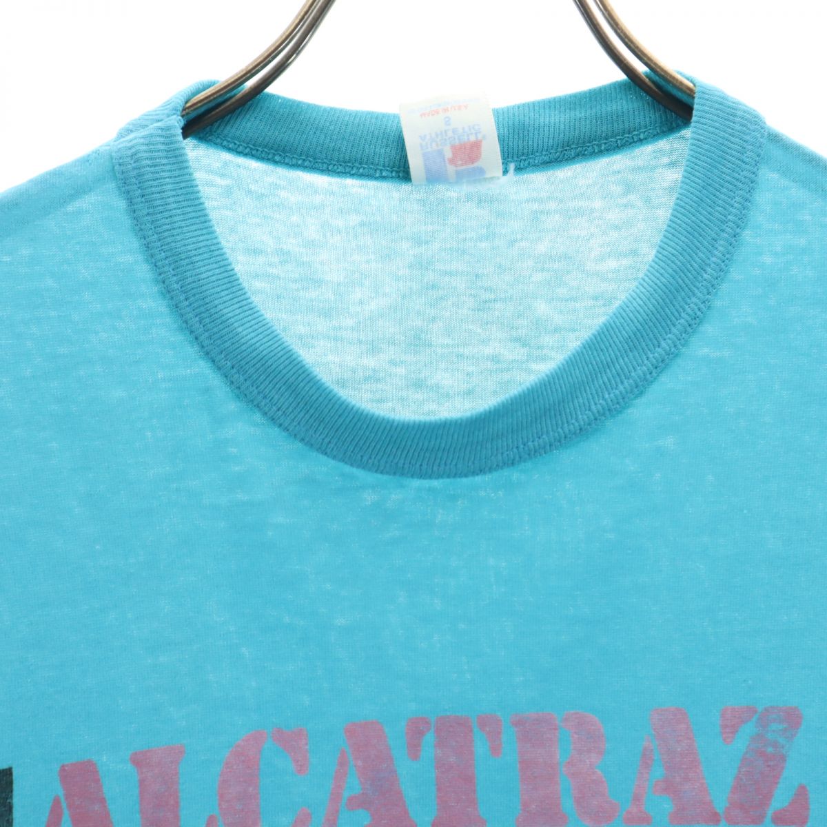 RUSSELL ATHLETIC ラッセルアスレチック 90s USA製 オールド 半袖 Tシャツ S 水色系 メンズ
