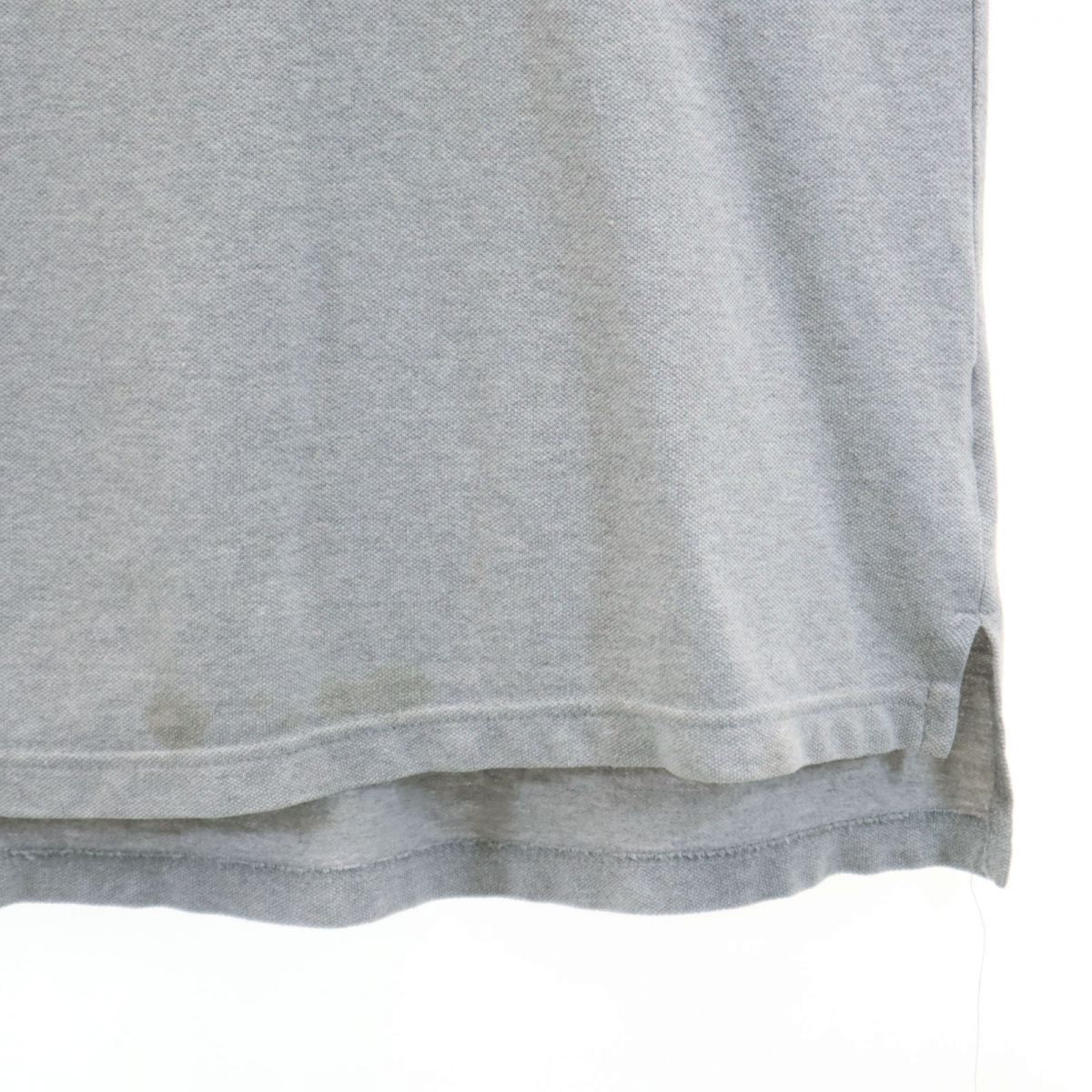 NIKE ナイキ 90s 00s 白タグ オールド 半袖 ポロシャツ M グレー 鹿の子 メンズ