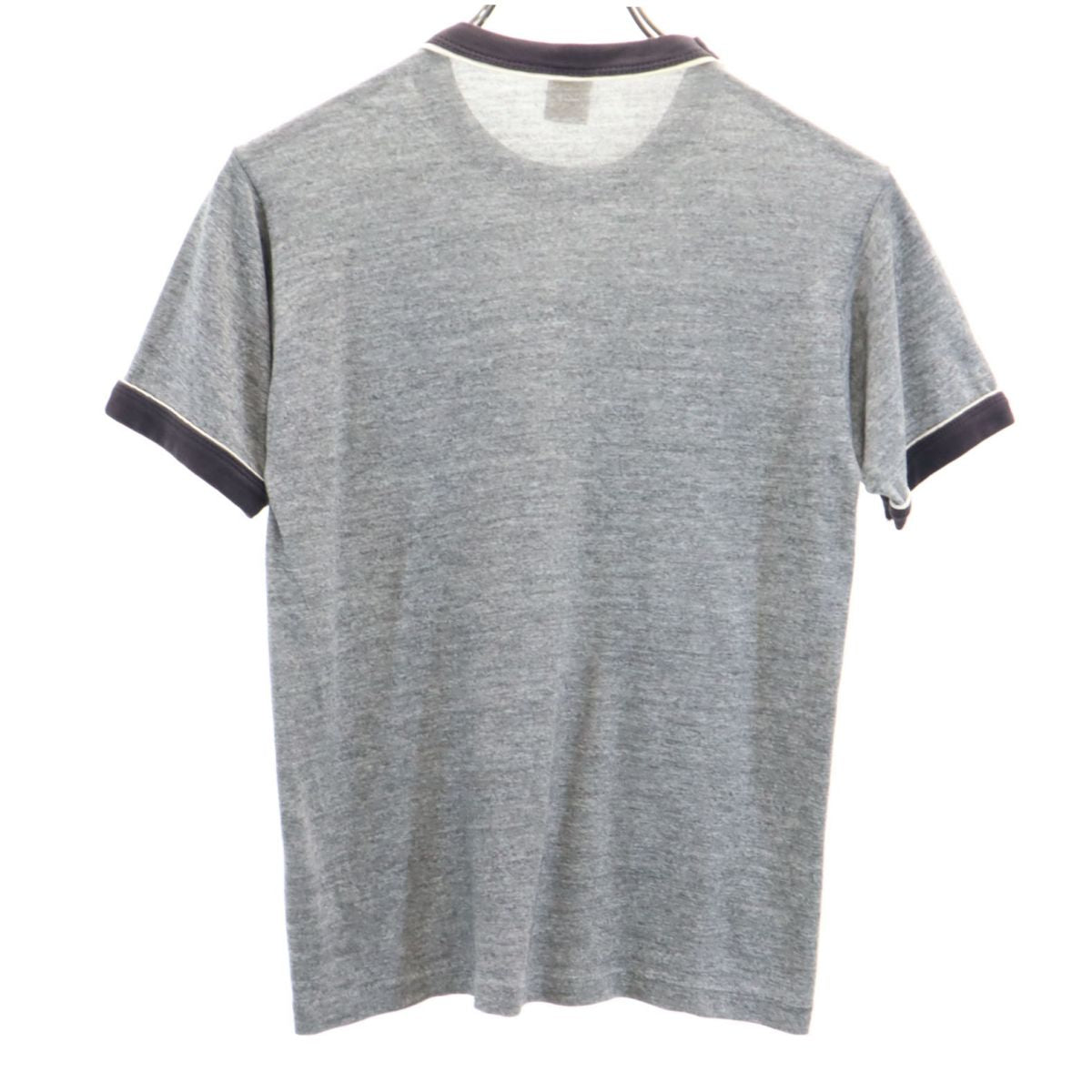 sportswear スポーツウェア 80s ヴィンテージ USA製 半袖 トリム Tシャツ S グレー系 メンズ