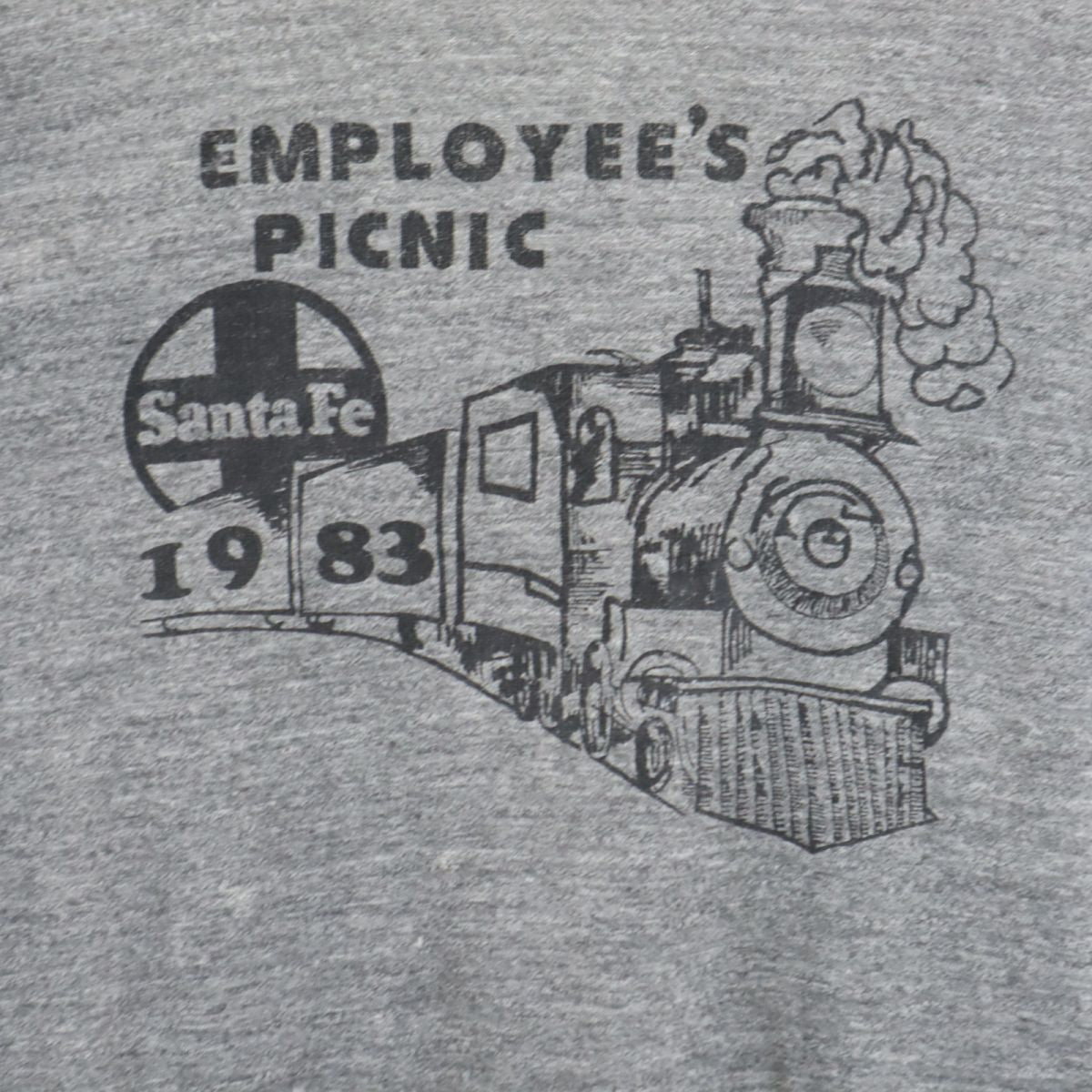 sportswear スポーツウェア 80s ヴィンテージ USA製 半袖 トリム Tシャツ S グレー系 メンズ