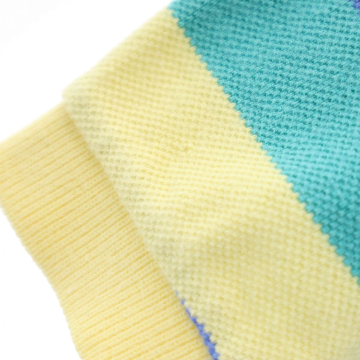 IZOD LACOSTE アイゾットラコステ 70s 80s 糸巻きタグ ヴィンテージ ボーダー 半袖 ポロシャツ M 鹿の子 LACOSTE メンズ