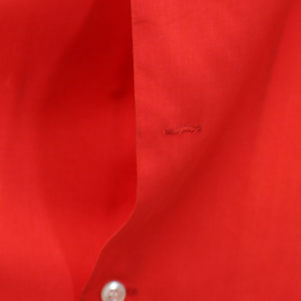 Hilton ヒルトン 70s USA製 ヴィンテージ 半袖 ボウリングシャツ M レッド系 メンズ