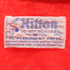 ヒルトン 70s USA製 ヴィンテージ 半袖 ボウリングシャツ M レッド系 Hilton メンズ