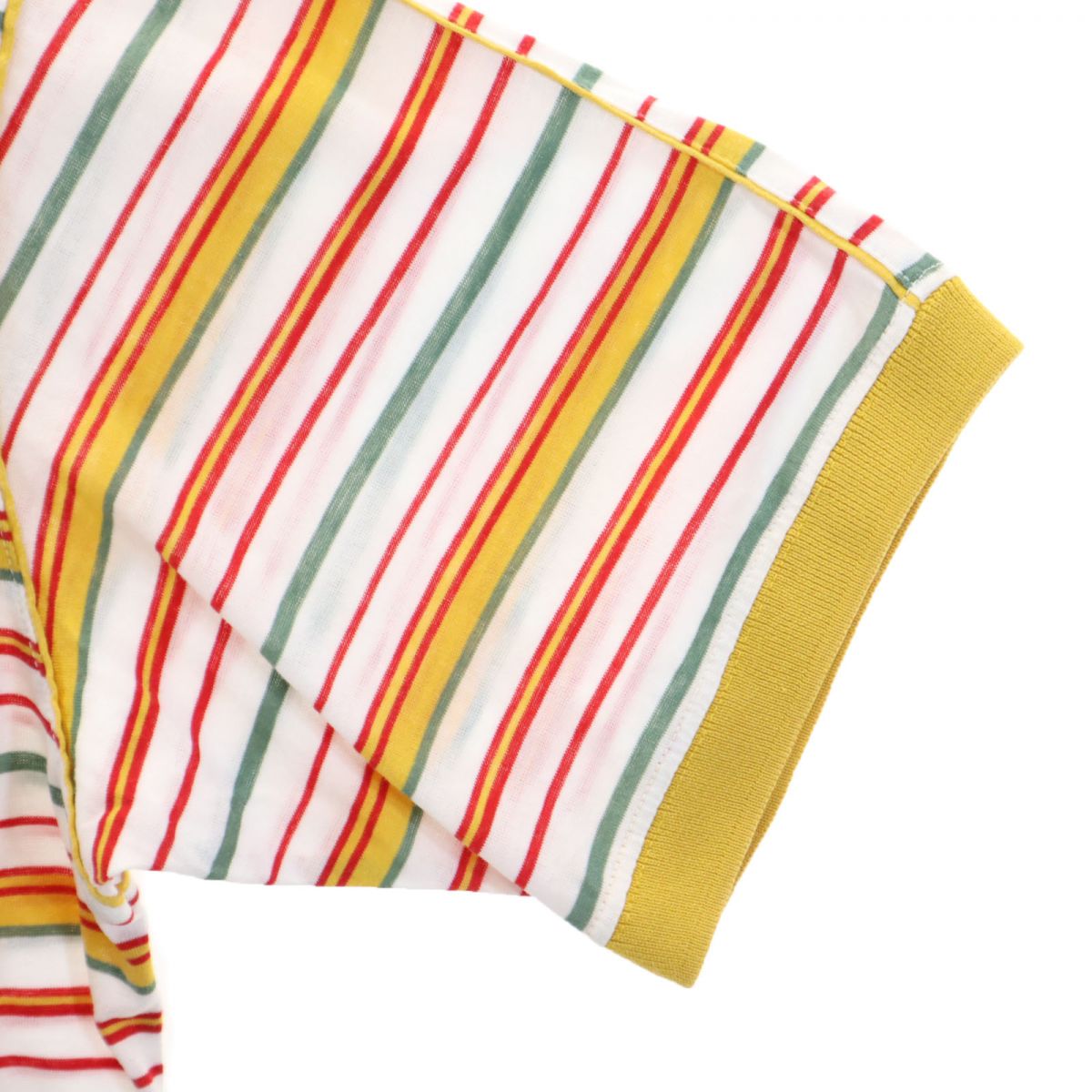 YVES SAINT LAURENT イヴサンローラン 90s オールド ボーダー柄 半袖 ポロシャツ M メンズ