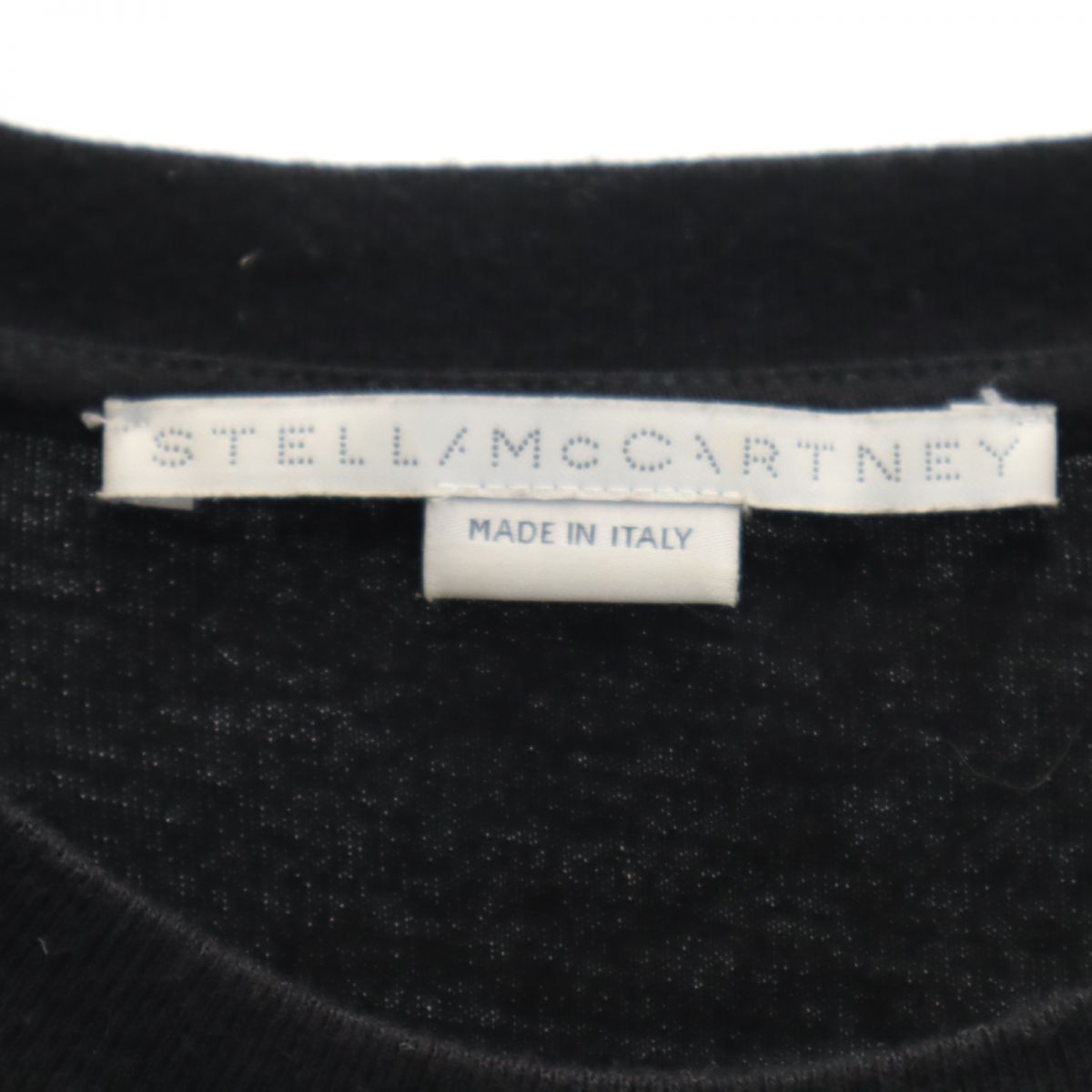 ステラマッカートニー イタリア製 半袖 Tシャツ S ブラック Stella McCartney メンズ