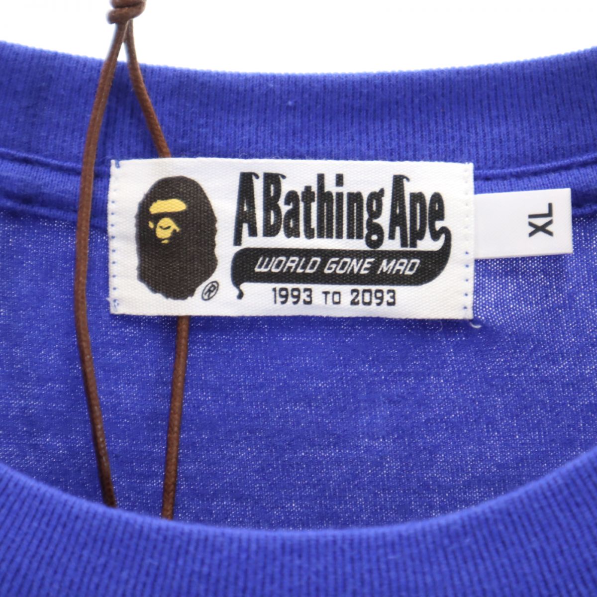 未使用 A BATHING APE アベイシングエイプ 半袖 Tシャツ XL ブルー系 メンズ