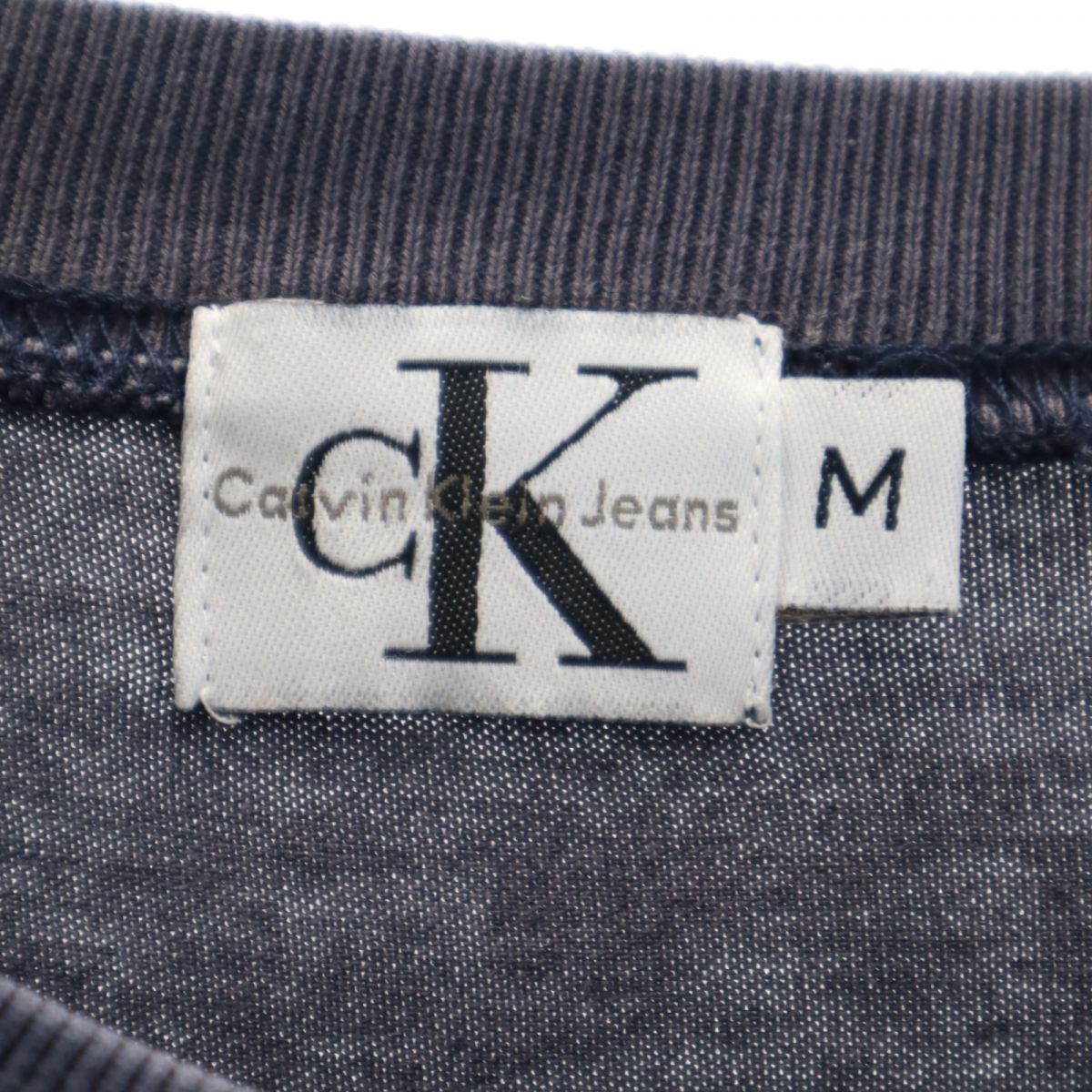 Calvin klein Jeans カルバンクラインジーンズ 90s 00s オールド 半袖 Tシャツ M ネイビー メンズ