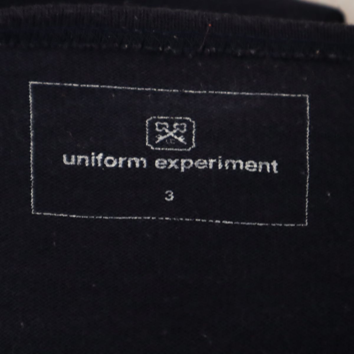 uniform experiment ユニフォームエクスペリメント 日本製 ボーダー 半袖 ボートネック Tシャツ 3 ネイビー系 SOPH メンズ
