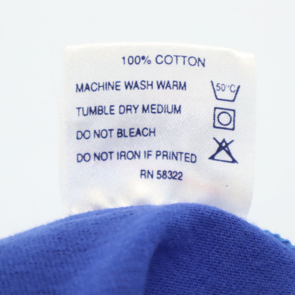 BIKE 90s USA製 オールド プリント 野球 半袖 Tシャツ M ブルー メンズ