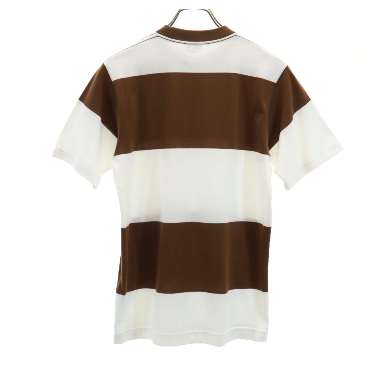 未使用 A BATHING APE アベイシングエイプ 日本製 半袖 Tシャツ S ブラウン×白 Baby Milo メンズ