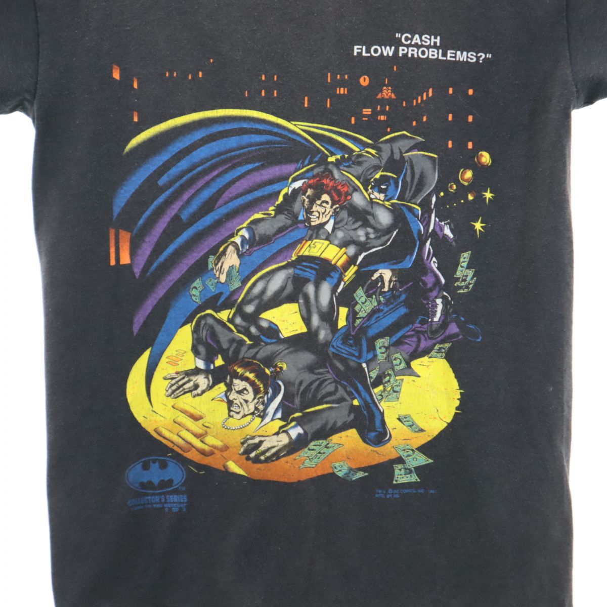 OLD オールド 90s バットマン DCコミック 半袖 Tシャツ 黒 メンズ