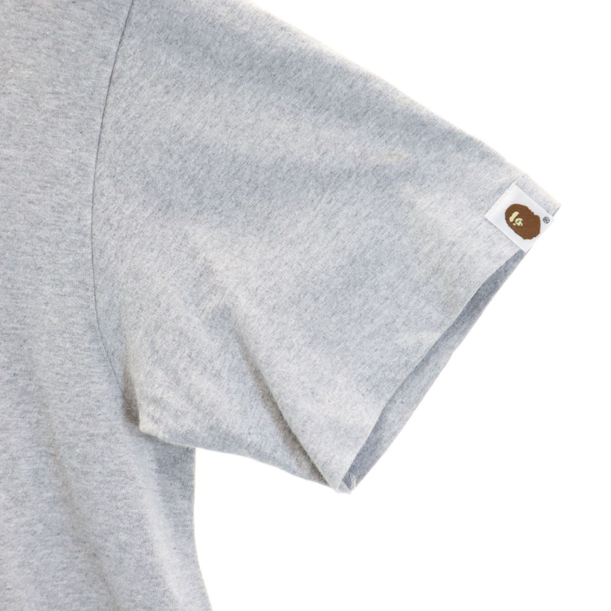 アベイシングエイプ 日本製 半袖 Tシャツ S グレー A BATHING APE メンズ