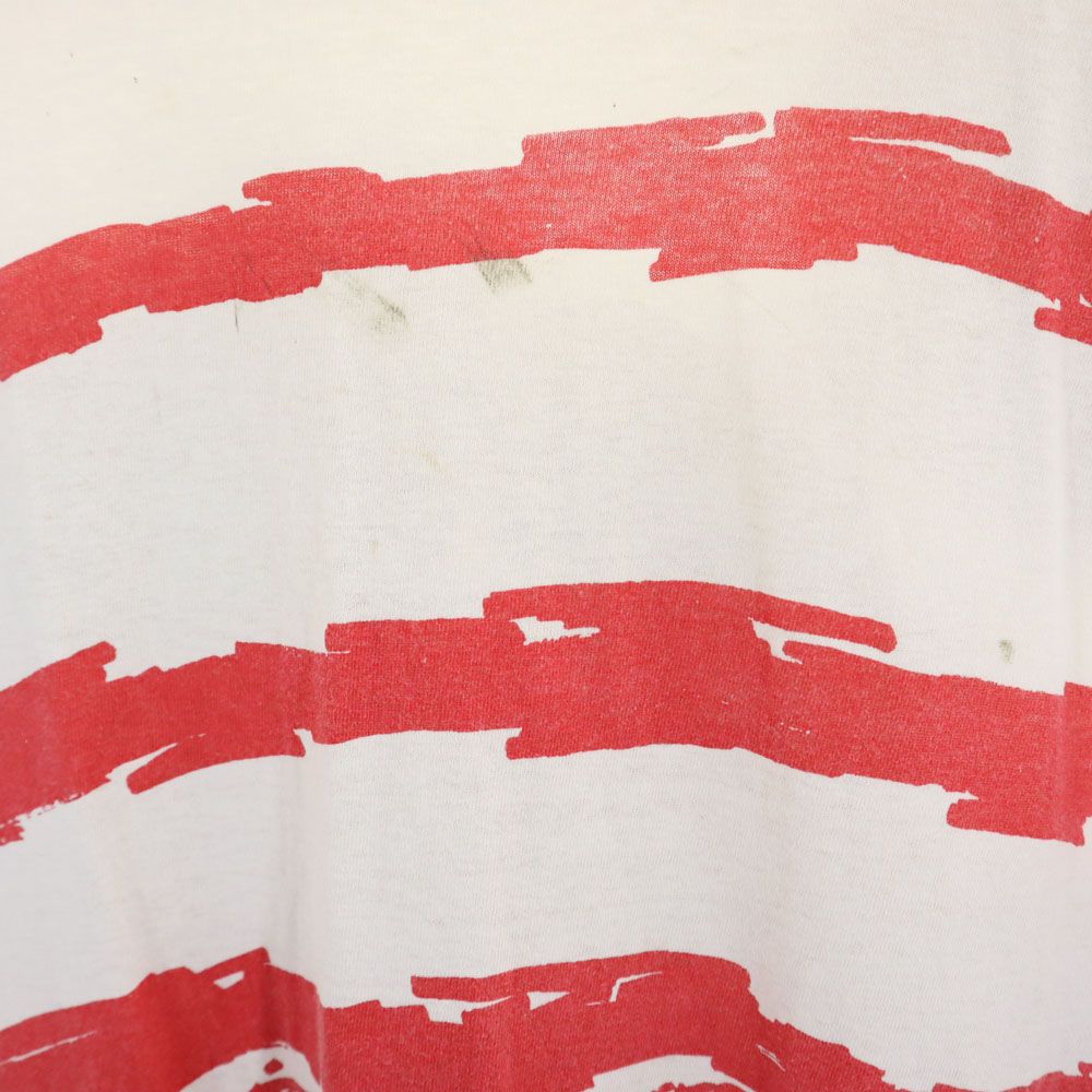 SUN BIG 90s オールド プリント 半袖 Tシャツ ホワイト系 ハーレーダビッドソン メンズ