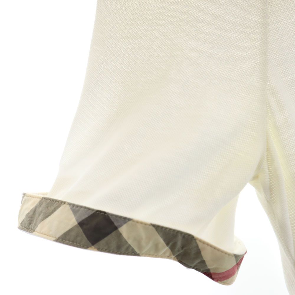 バーバリーロンドン 三陽商会 半袖 ポロシャツ 1 ホワイト BURBERRY LONDON 鹿の子 レディース