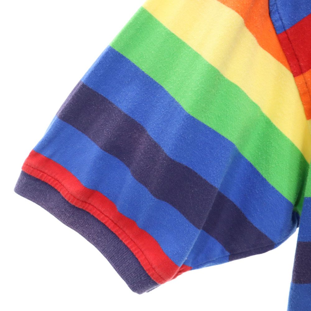 TOMMY HILFIGER トミーヒルフィガー 90s オールド フラッグタグ ボーダー 半袖 ポロシャツ メンズ