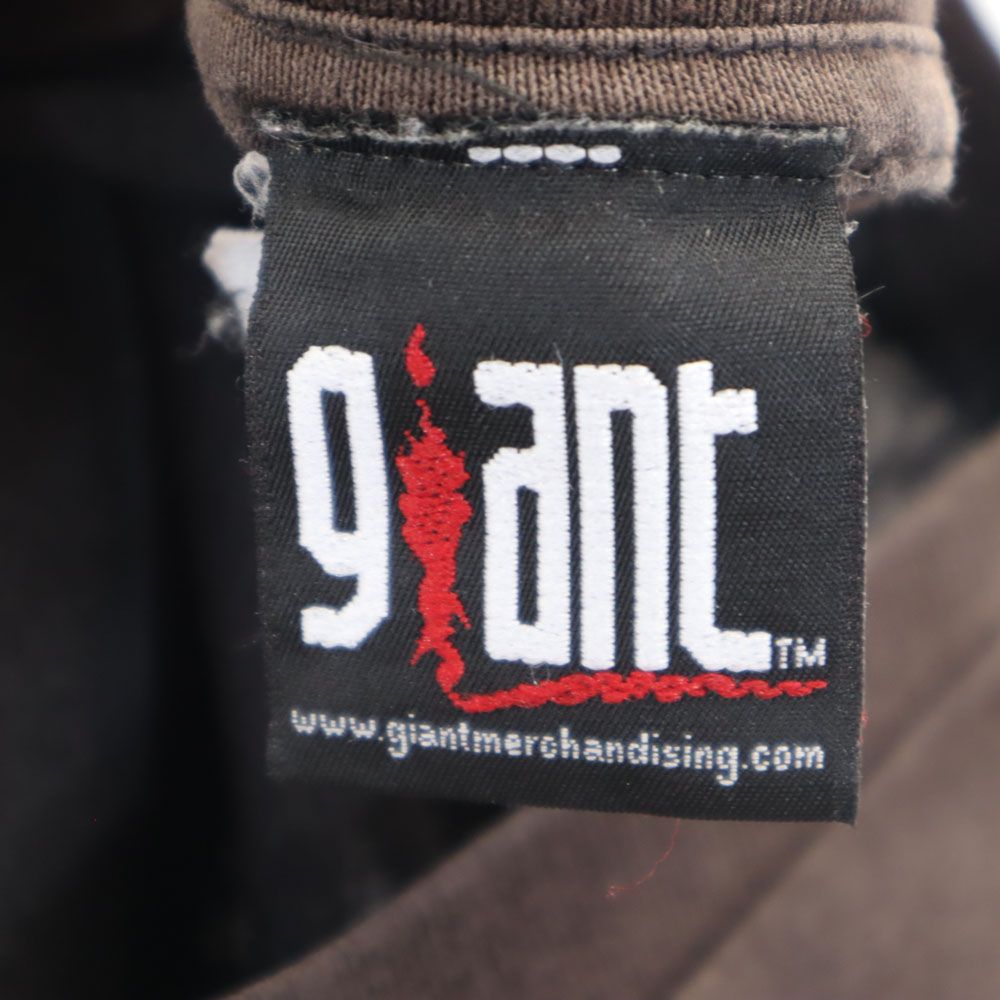 giant ジャイアント 90s エアロスミス ジャパンツアー プリント エアロスミス 半袖 Tシャツ ブラウン バンT メンズ