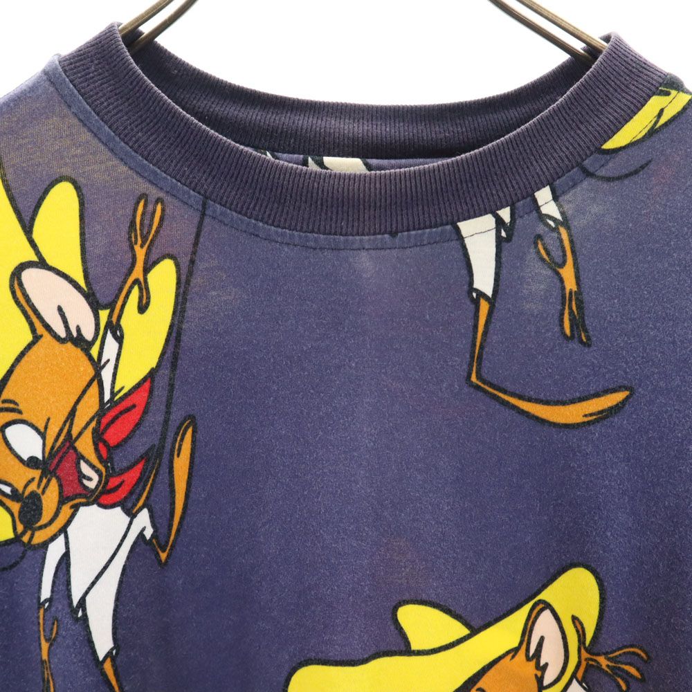 カステルバジャック イタリア製 総柄 半袖 Tシャツ ネイビー系 JC de CASTELBAJAC メンズ