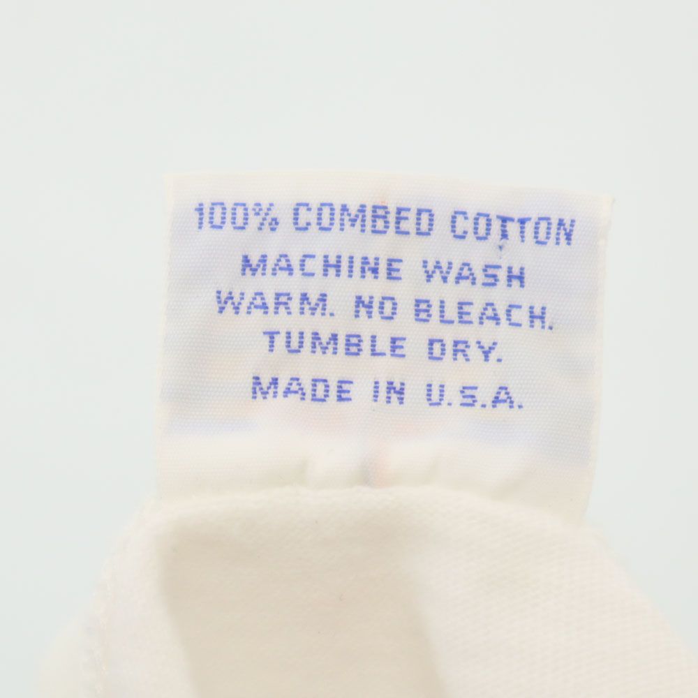 クレイジーシャツ 90s USA製 オールド プリント 半袖 Tシャツ M ホワイト Crazy Shirt メンズ