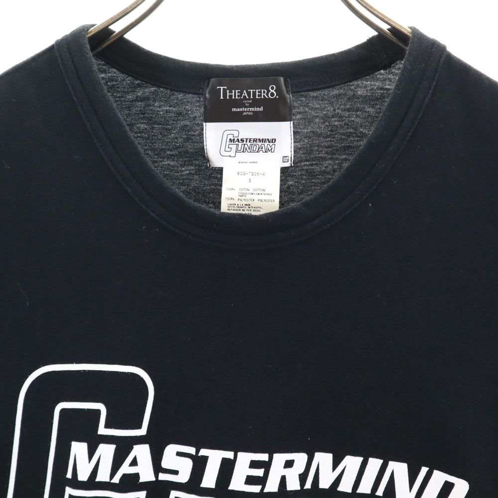THEATER8 シアターエイト ×ガンダム 日本製 半袖 Tシャツ S ブラック メンズ