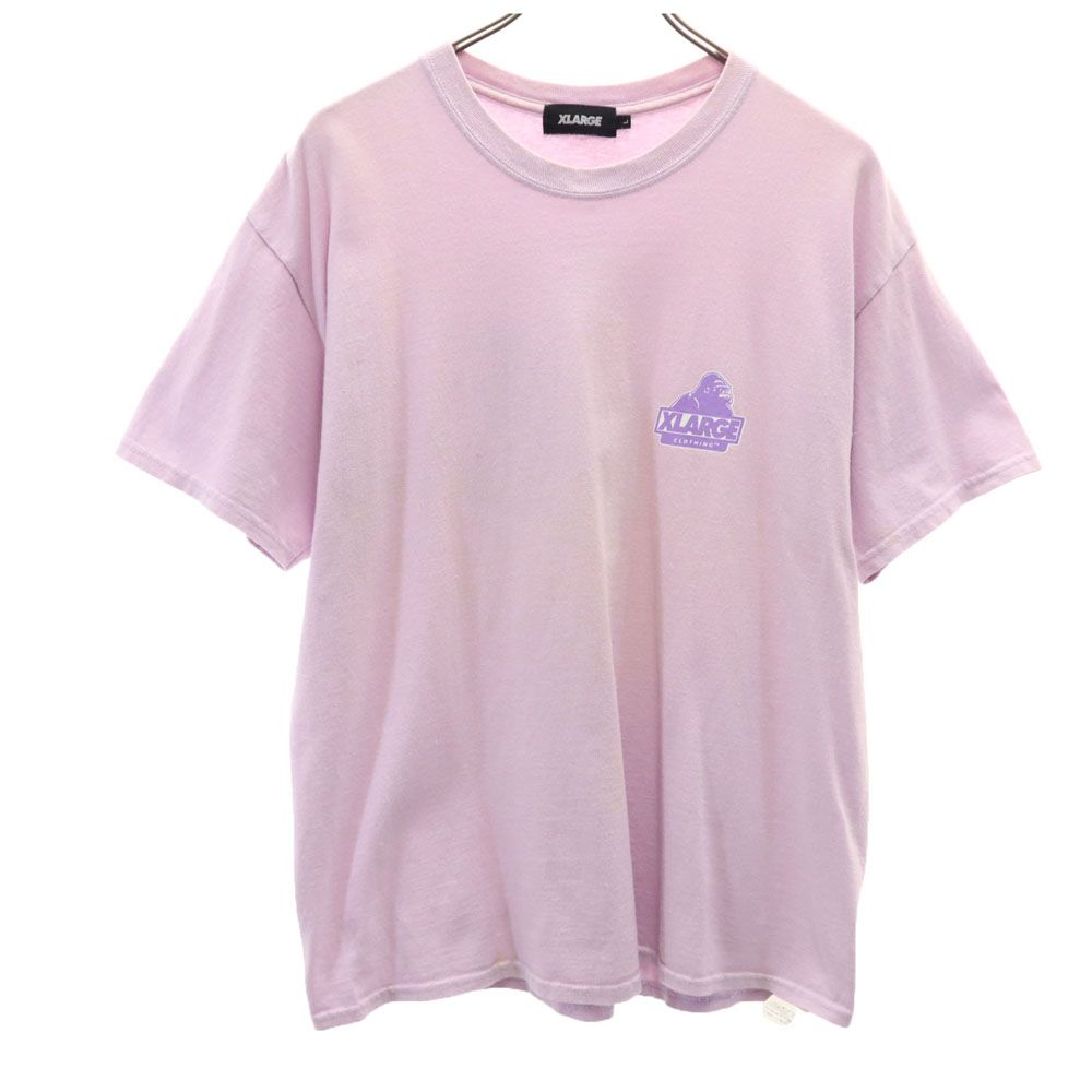 エクストララージ ディズニー バックプリント アラジン 半袖 Tシャツ L パープル XLARGE Disney メンズ