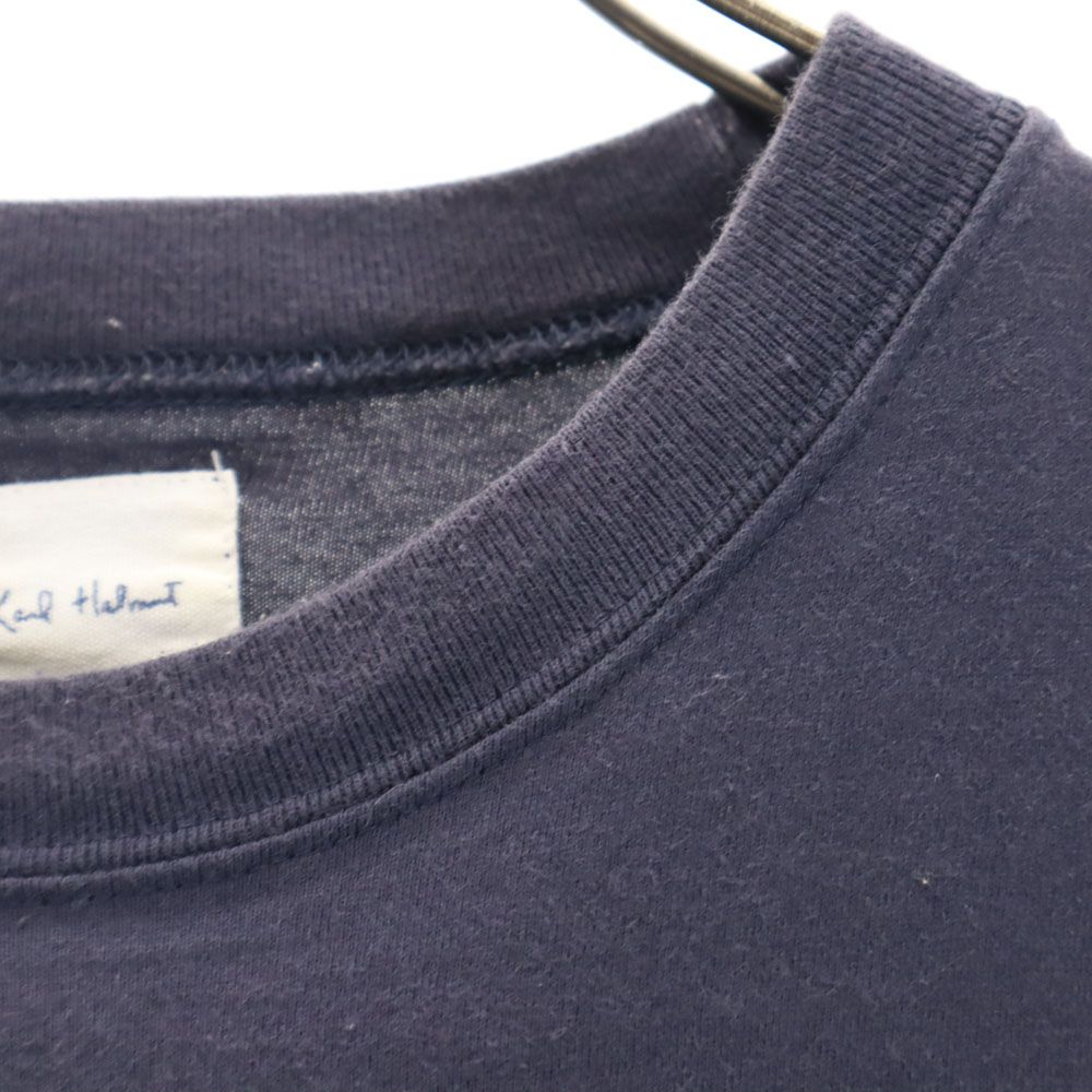 Karl Helmut カールヘルム 刺繍 半袖 Tシャツ L ネイビー メンズ