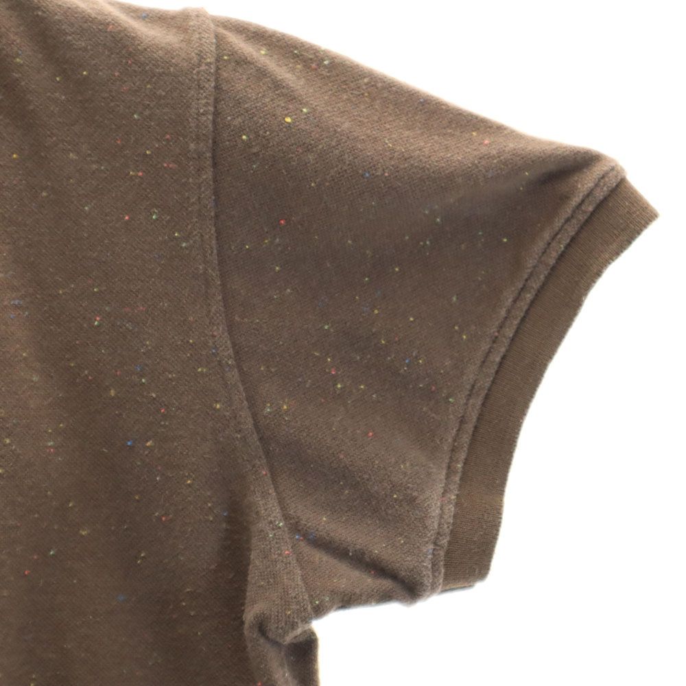 コロンビア アウトドア 半袖 ポロシャツ L ブラウン Columbia 鹿の子 レディース