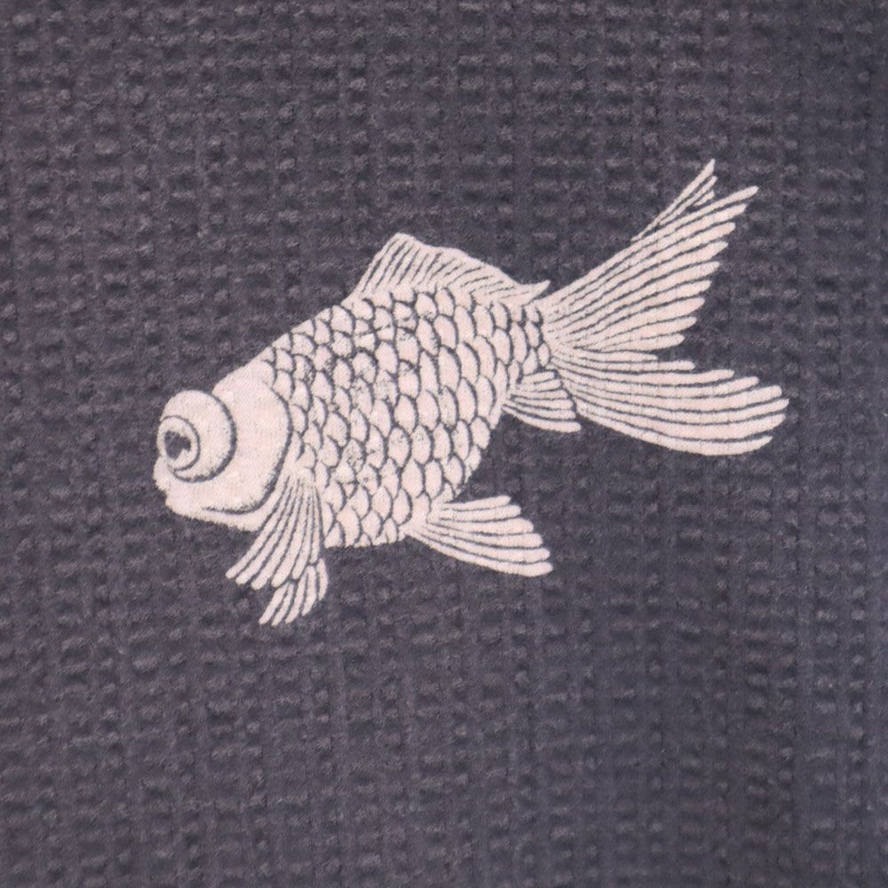 フェローズ 日本製 金魚 半袖 Vネック Tシャツ エス グレー系 Pherrow's メンズ