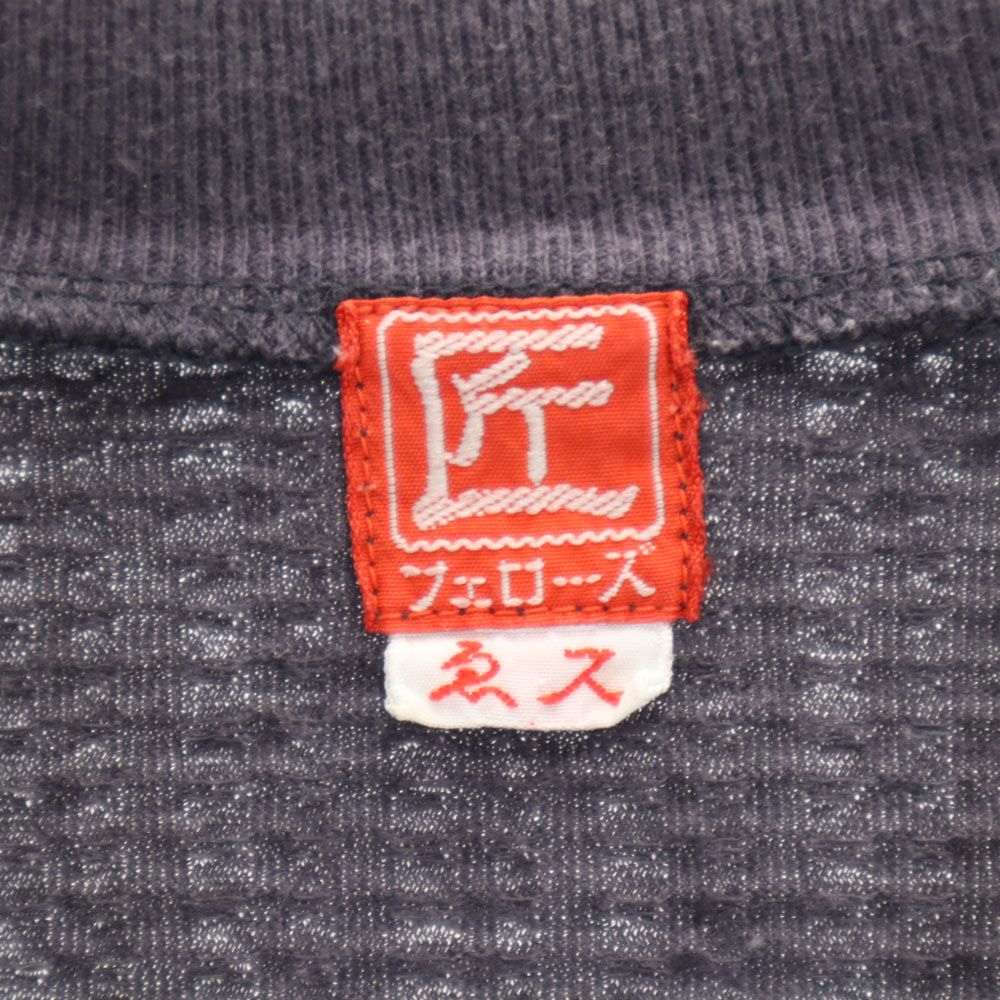 フェローズ 日本製 金魚 半袖 Vネック Tシャツ エス グレー系 Pherrow's メンズ