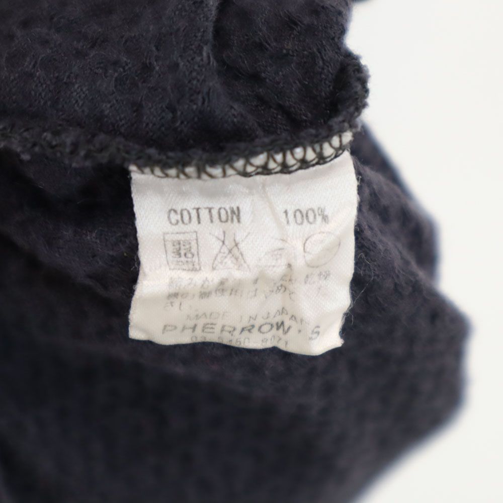 フェローズ 日本製 金魚 半袖 Vネック Tシャツ エス グレー系 Pherrow's メンズ