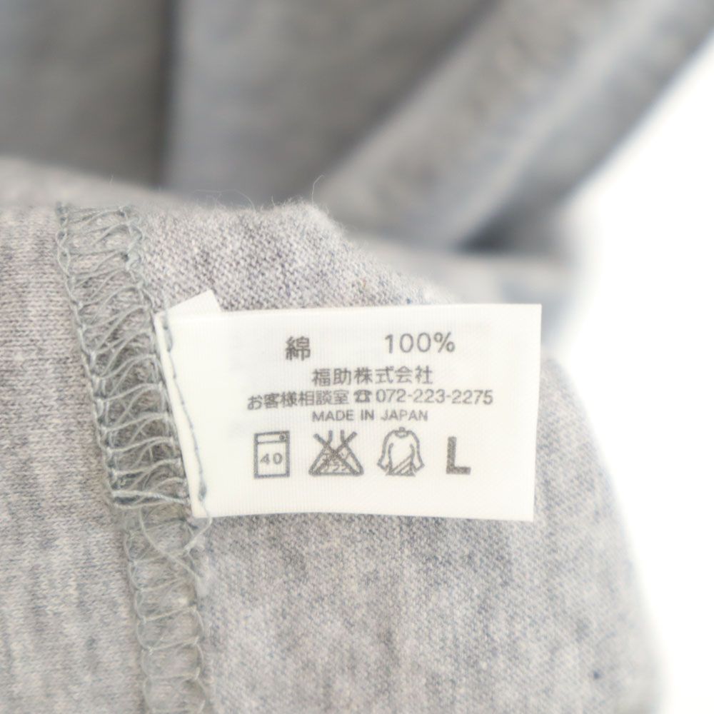 BURBERRY LONDON バーバリーロンドン 日本製 ノースリーブ Vネック シャツ L グレー系 メンズ