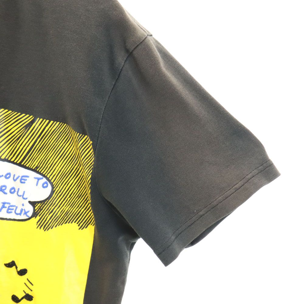 JC de CASTELBAJAC カステルバジャック イタリア製 プリント 半袖 Tシャツ S グレー系 メンズ