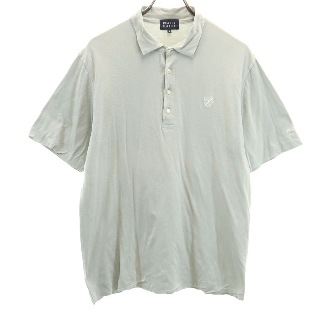 PEARLY GATES パーリーゲイツ ゴルフ 半袖 ポロシャツ 6 グレー系 メンズ