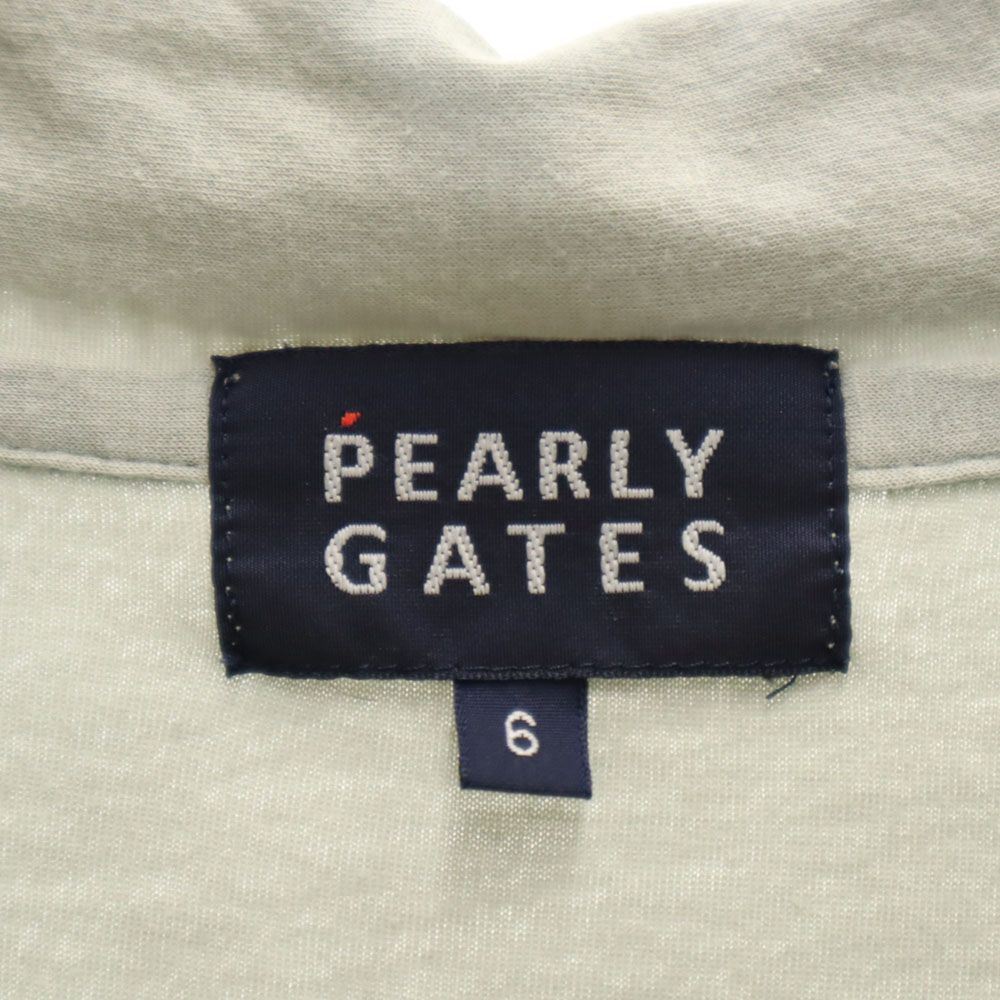 PEARLY GATES パーリーゲイツ ゴルフ 半袖 ポロシャツ 6 グレー系 メンズ