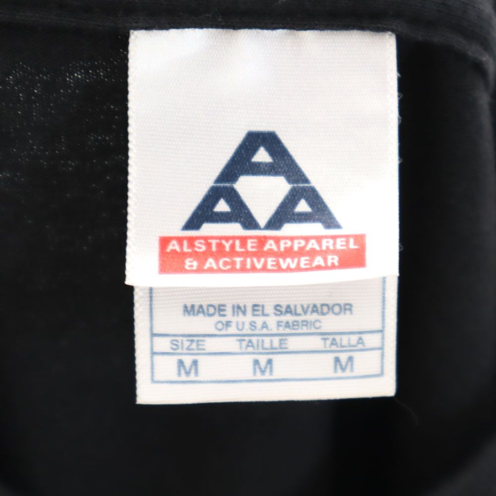 ALSTYLE アルスタイル プリント 半袖 Tシャツ M ブラック系 メンズ