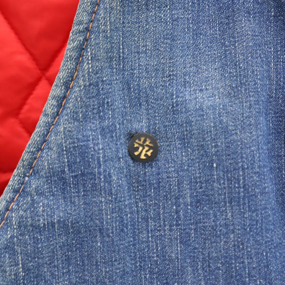 smart style スマートスタイル 70s ヴィンテージ デニム ベスト 裏キルティング レディース