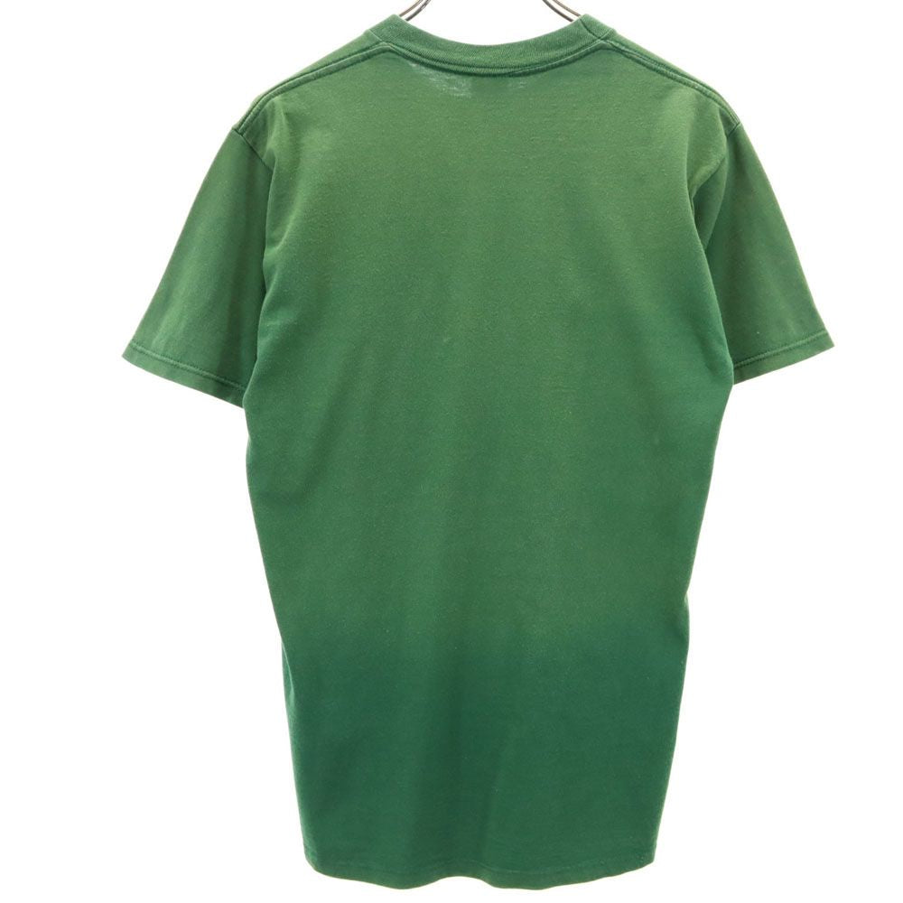 ジャージーズ 90s USA製 オールド プリント 半袖 Tシャツ M グリーン系 JERZEES メンズ